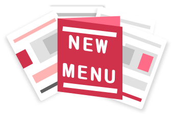 新的菜單文章可以號召老顧客外亦可改變因舊菜單有負面印象的顧客