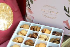 【雲林·斗六】世唯囍餅Sweet Way|花系禮盒包裝，法式手工餅乾多種口味，中式喜餅多層次內餡！