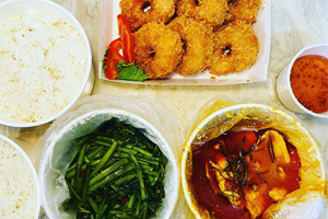 【台中‧北區】Nara Thai Cuisine|充滿蝦肉的金錢蝦餅，搭配香米飯，堪稱必吃泰式料理！
