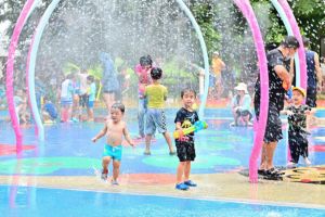 【台中限定】潭雅神綠園道戲水季來了