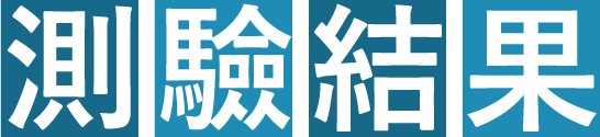 測驗結果